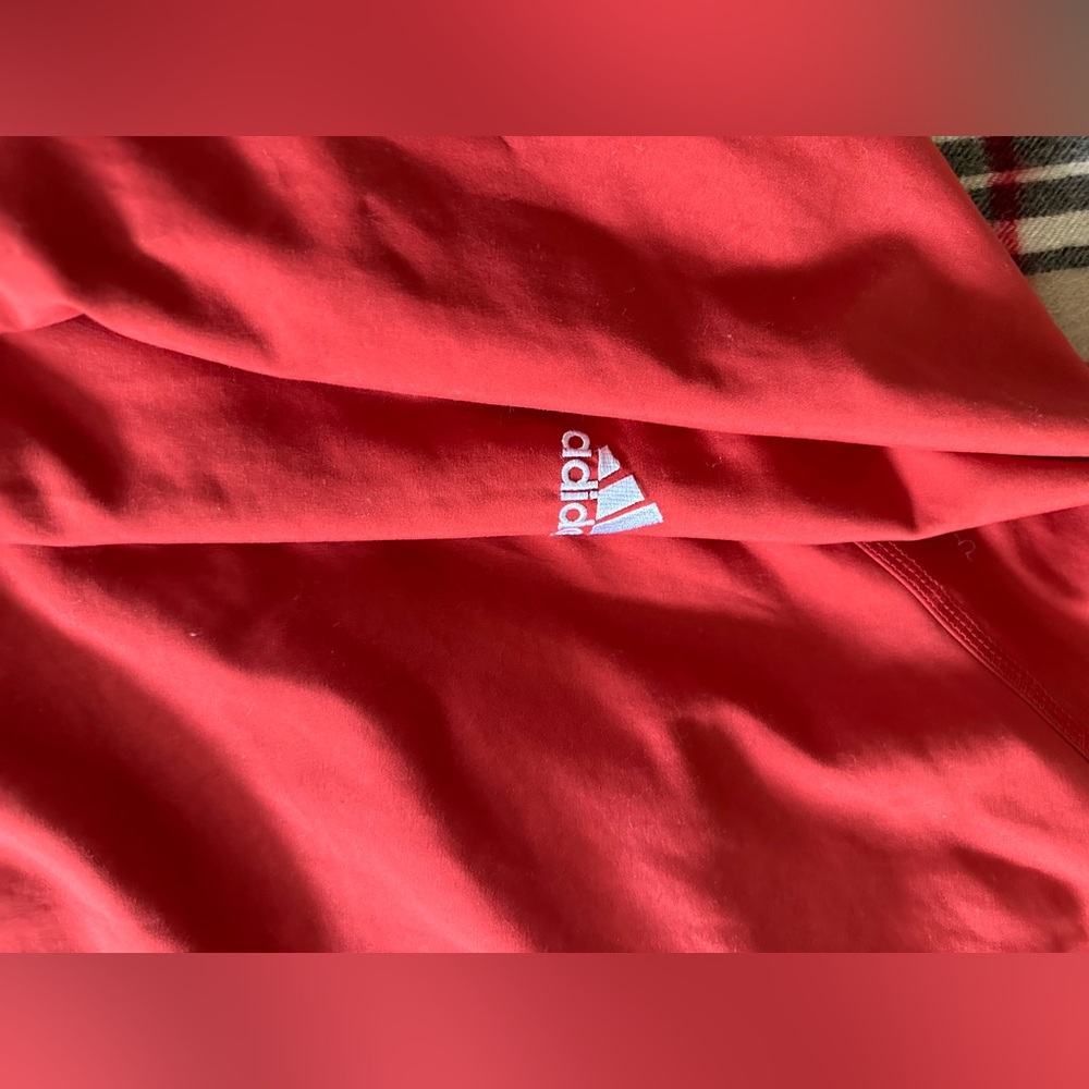 Vintage ADIDAS climashell wind Golf Resort Pullover red jacket size L - Picture 11 of 12